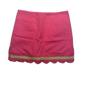 Lilly Pulitzer Skirt pink Colette Scallop Trim size 4